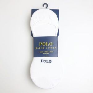 NWT Polo Ralph Lauren Men's No Show Socks - 3 pack